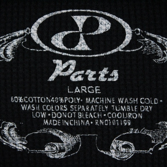 Y2K PARTS THERMAL SHIRT - Picture 3 of 3